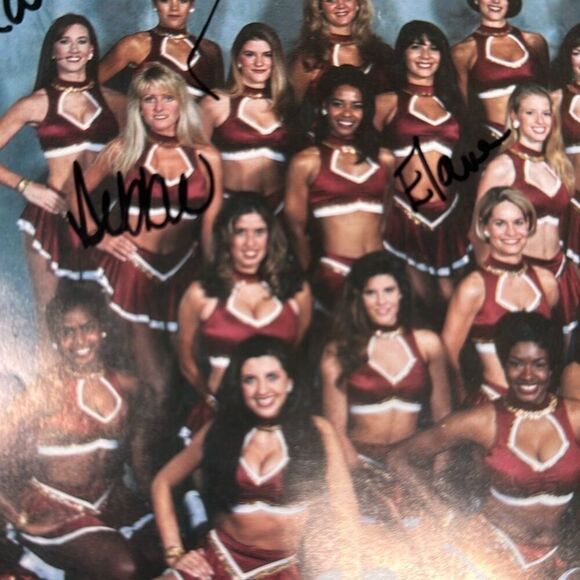 Washington Redskins 1997-1998 Season Redskinettes Autographed  Print - Picture 3 of 8